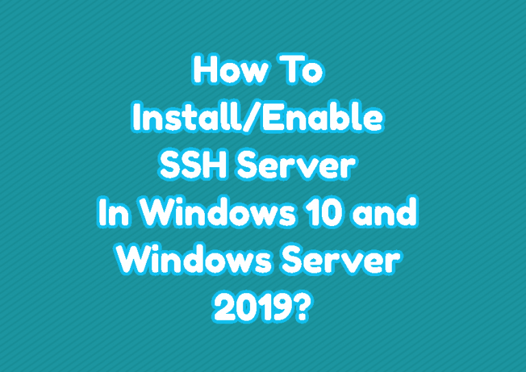 Install Ssh Server Offline